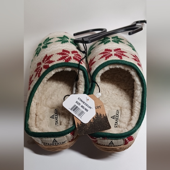 Unisex Graphic Holiday Party Slipper - Oat - Picture 4 of 8
